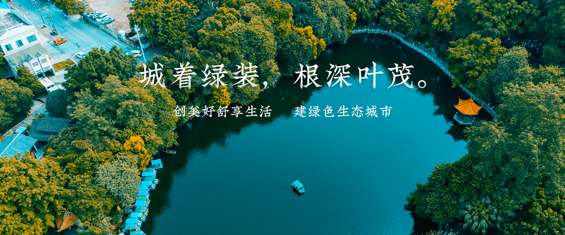 城著綠裝，根深葉茂